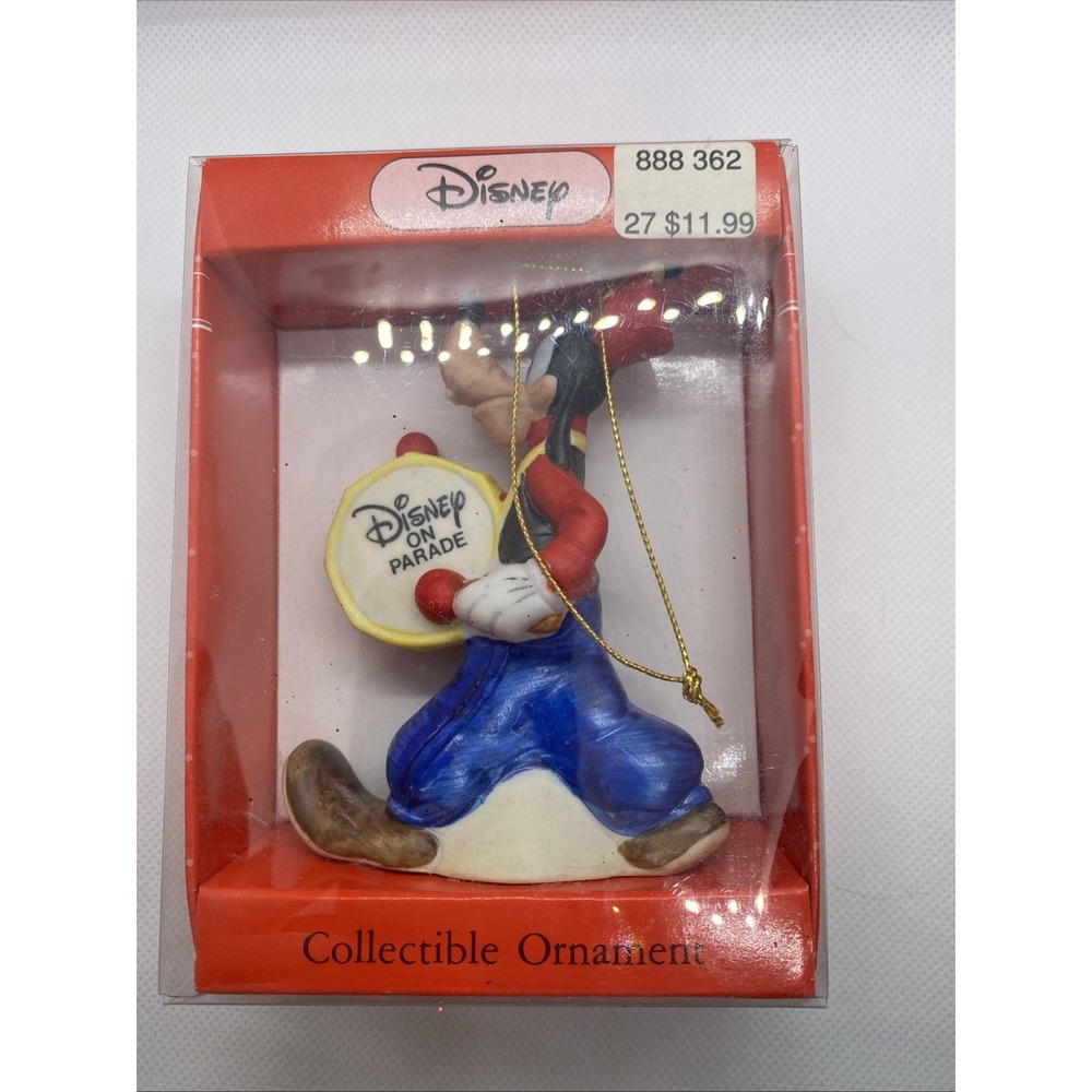 Goofy Collectible Ornament Disney On Parade Schmid Hand-Painted Vintage With Box